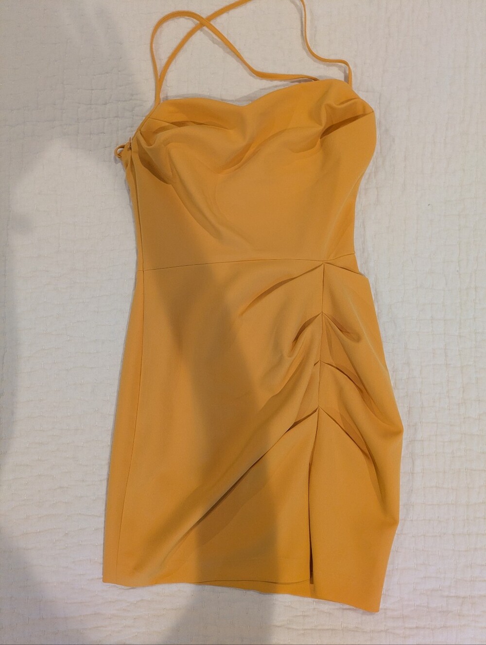 Gianni Bini Strappy Ruched Mini Dress, NWOT, Size 0, Homecoming, Party, Vacation
